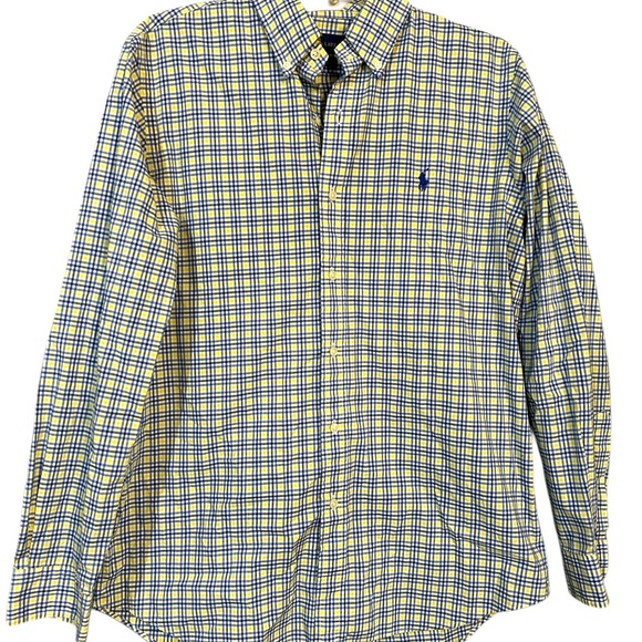 Ralph Lauren Other - Classic Blue and Yellow Plaid Men's Shirt
